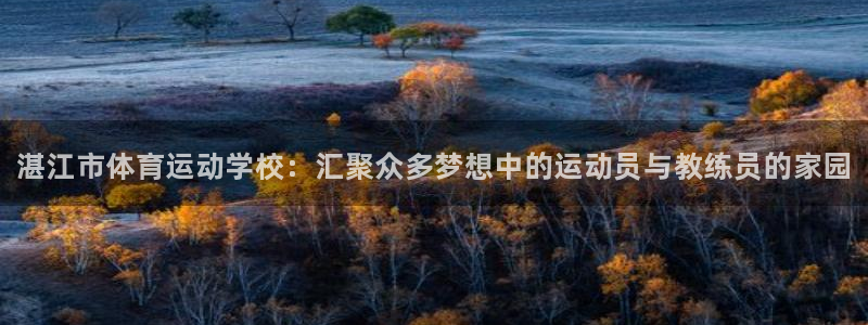 JJB竞技宝官方正版app开户：湛江市体育运动学校：
