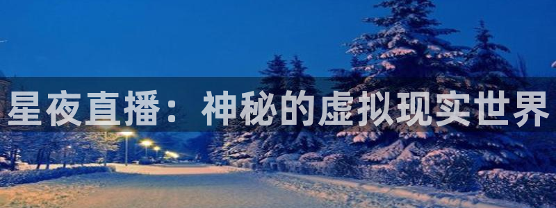 搜球体育直播app：星夜直播：神秘的虚拟现实世界