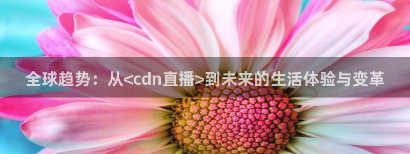 搜球吧直播：全球趋势：从<cdn直播>到未来的生活体验与变革